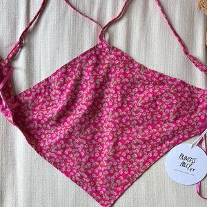 Princess Polly Pink Floral Bandana Top